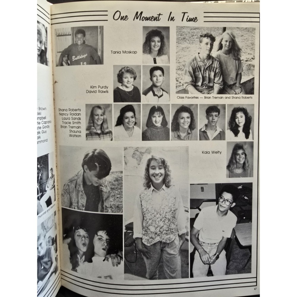 Pinelogue Christian Home Bible Yearbook 1989-90 Vol 41, Mt Dora Life, School Day - Picture 5 of 11